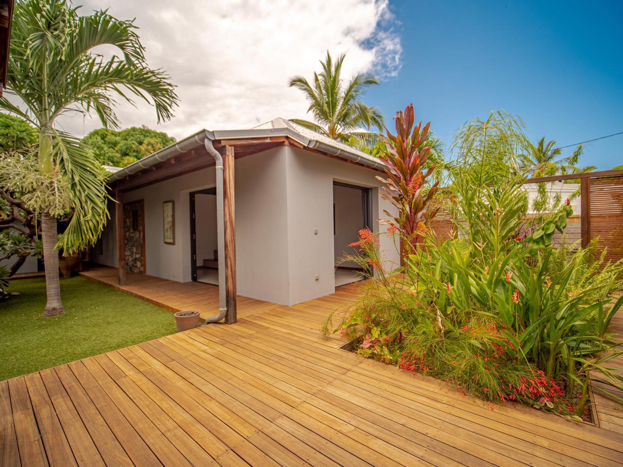 La Kaz Veloutier - Villa 4 Chambres Avec Piscine La Saline Le Bains Kültér fotó