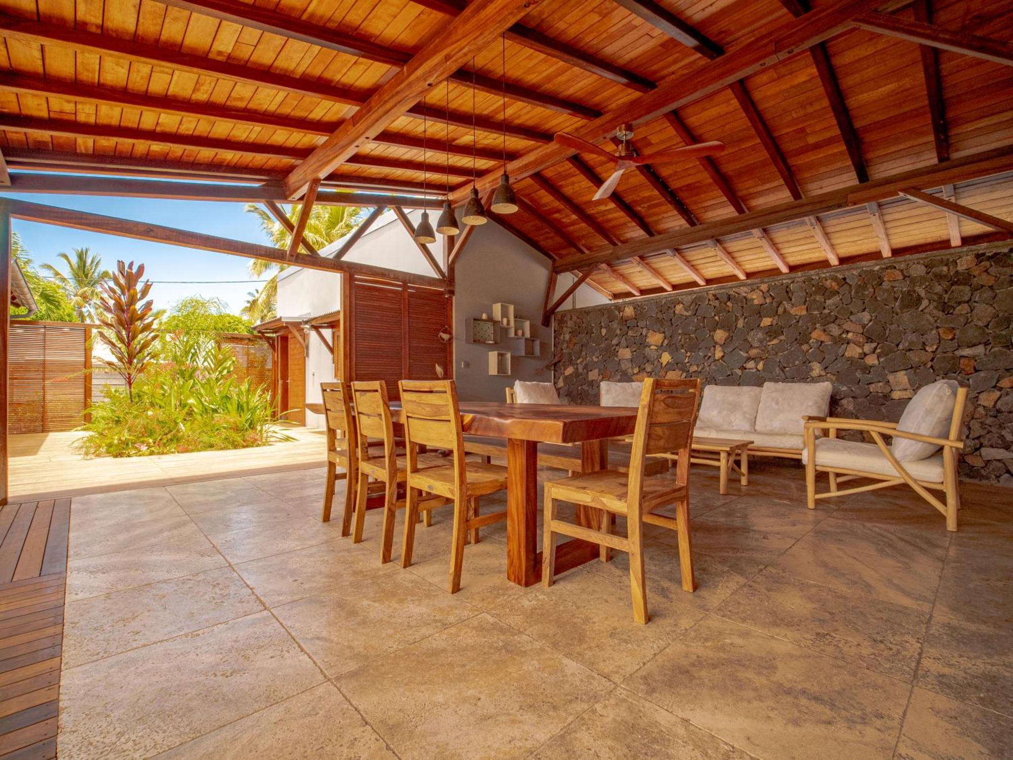 La Kaz Veloutier - Villa 4 Chambres Avec Piscine La Saline Le Bains Kültér fotó