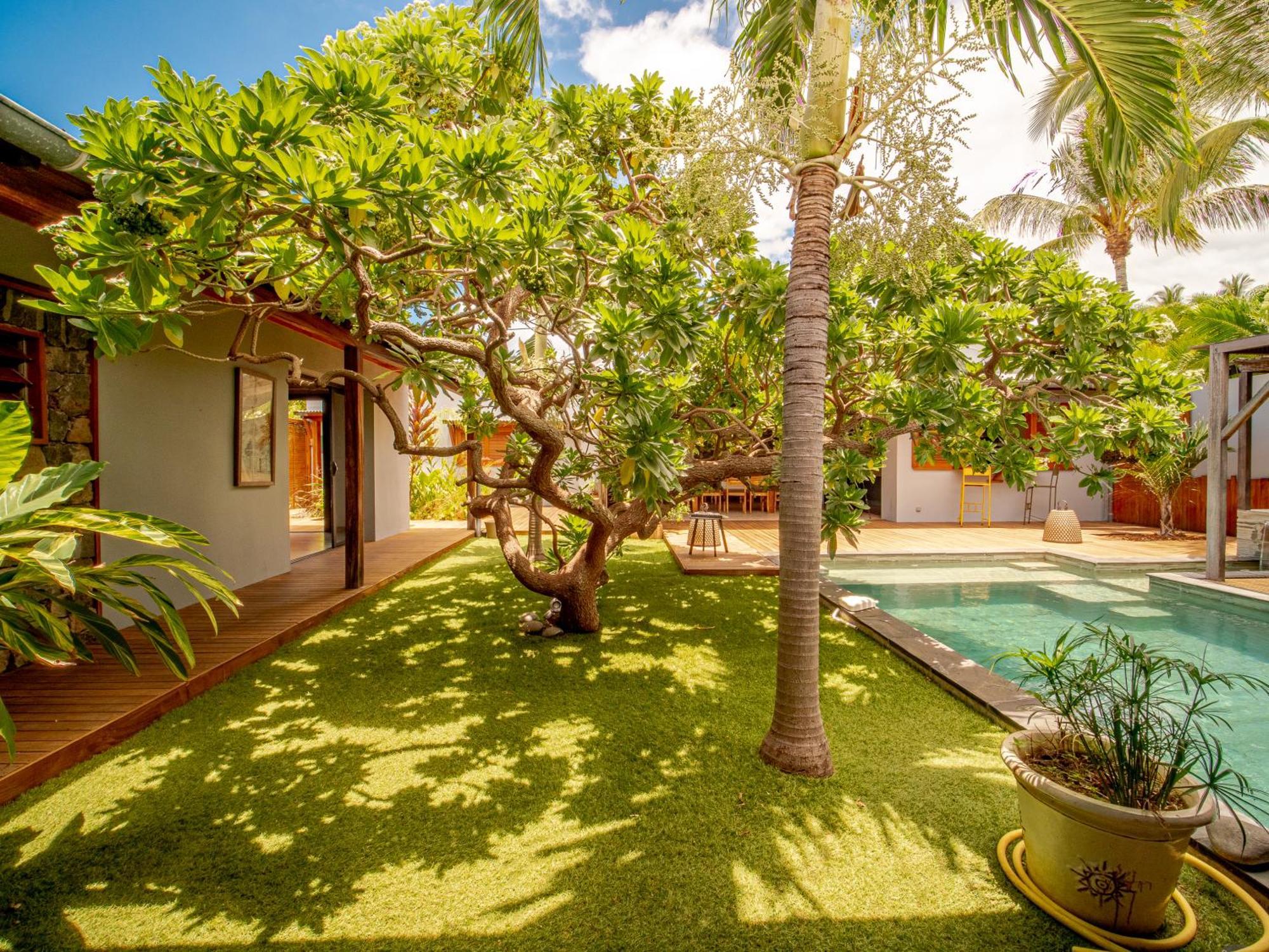 La Kaz Veloutier - Villa 4 Chambres Avec Piscine La Saline Le Bains Kültér fotó